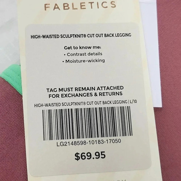 Fabletics SculptKnit® High-Waisted Legging size L/10 - Picture 7 of 10